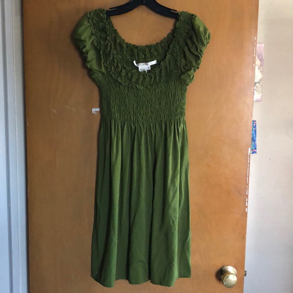 Olive green dress!